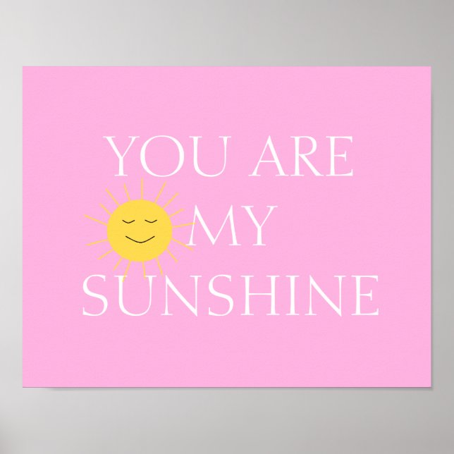 Du bist meine Sonnenscheinmädchen als Poster (Vorne)