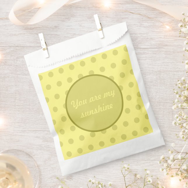 Du bist meine Sunshine Gefälligkeitssäcke (Butterg Geschenktütchen (Ausgeschnitten)