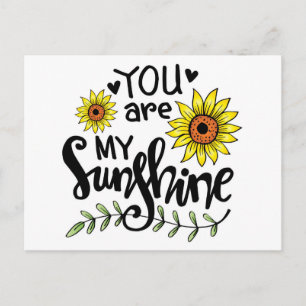 Du bist meine Sunshine Postkarte