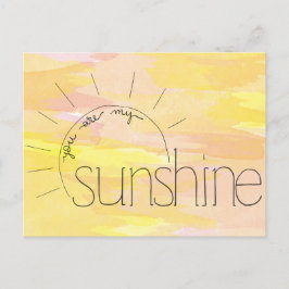 Du bist meine Sunshine-Postkarte Postkarte