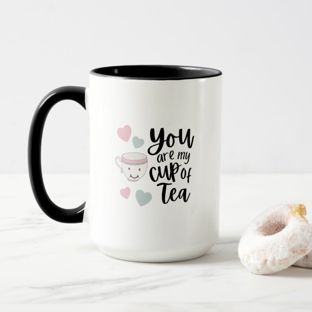 Du bist meine Tea-Tasse Tasse (Mit Donut)