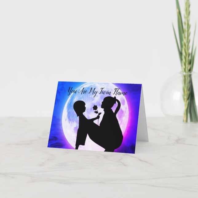 Du bist meine zweifache Flamme-Mama und mein Dauer Karte (Vorderseite)