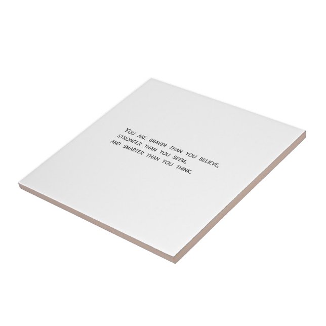 Du bist mutig, als du glaubst fliese (Seite)