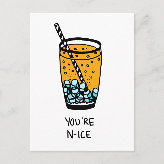 Du bist N-Ice Postkarte (Vorderseite)