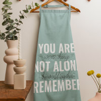 Du bist nicht allein Denke an Inspiration Mint
