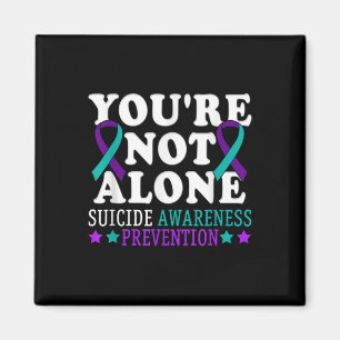 Du bist nicht allein Depression Selbstmord Prävent Magnet