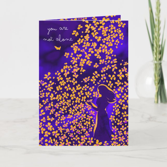 Du bist nicht allein - eine Karte des Glaubens (Vorderseite)