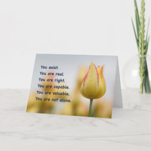 Du bist nicht allein karte