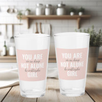 Du bist nicht allein Mädchen Positive Motivationsz