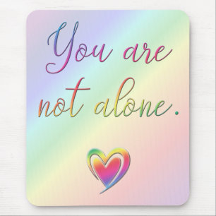 Du bist nicht allein mousepad