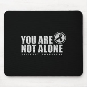 Du bist nicht allein Trage Lila Tag Epilepsie-Bewu Mousepad