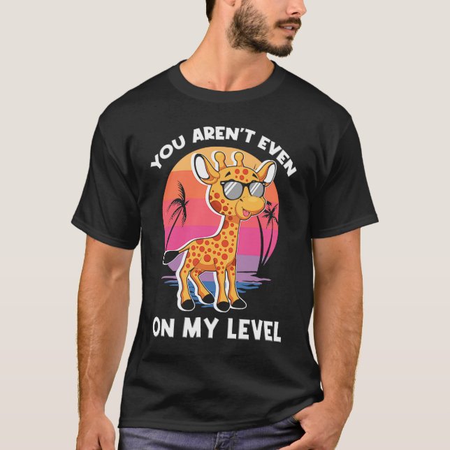 Du bist nicht einmal auf meiner Giraffe-Sonnenbril T-Shirt (Vorderseite)