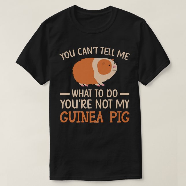 Du bist nicht meine Guinea Schweinsherz-Riesenfurr T-Shirt (Design vorne)