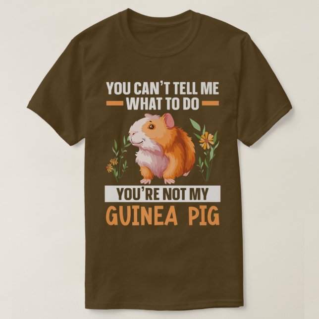 Du bist nicht meine Guinea Schweinsherz-Riesenfurr T-Shirt (Design vorne)
