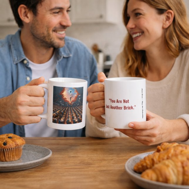 Du bist nicht nur ein weiterer Ziegelstein Kaffeetasse (Von Creator hochgeladen)
