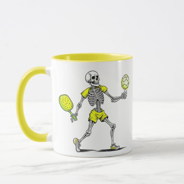 Du bist nie zu alt für Pickleball Tasse (Links)