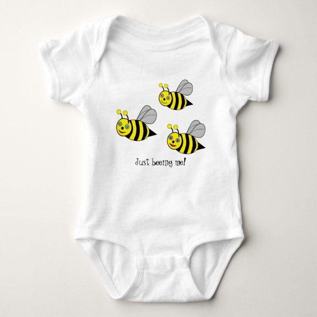 "Du bist nur ich!" Bodysuit Baby Strampler (Vorderseite)