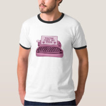 Du bist nur mein Typ Schreibmaschine Ringer Mens T