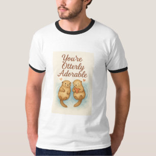 Du bist otterliebenswert – Süße Wasserfarben-Otter T-Shirt