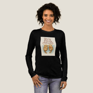 Du bist otterliebenswert – Süße Wasserfarben-Otter Tri-Blend Shirt