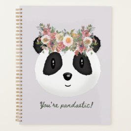 Du bist pandastisch! Niedlicher Panda-Bär Planer