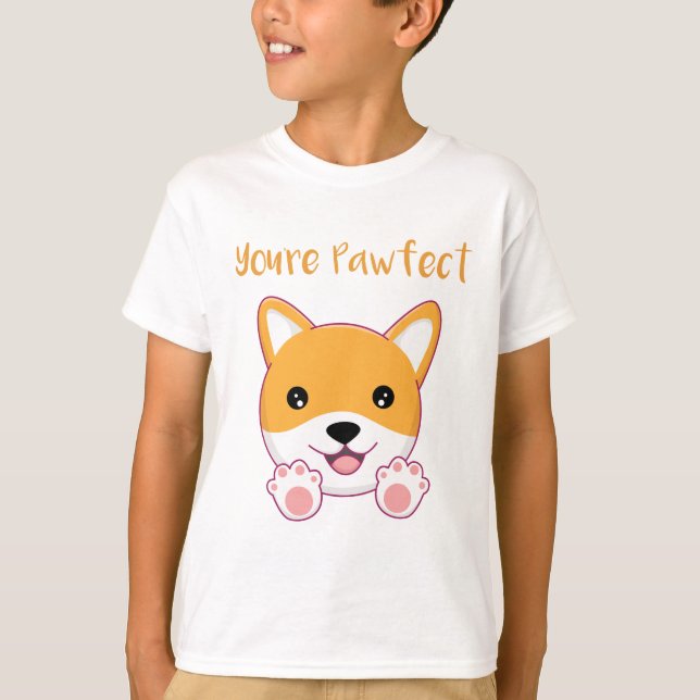 Du bist Pawfect-T - Shirt (Vorderseite)