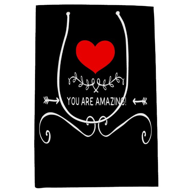 Du bist Phantastisch! Mittlere Geschenktüte (Vorderseite)