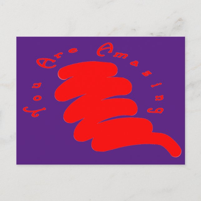 Du bist Phantastisch! Postkarte (Vorderseite)