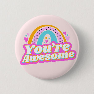 Du bist phantastisches niedliches Design Button