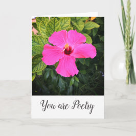 Du bist Poesie Karte