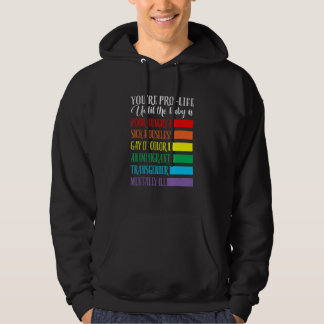Du bist Pro Life Bekleidung Hoodie
