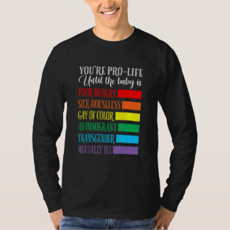Du bist Pro Life Bekleidung T-Shirt