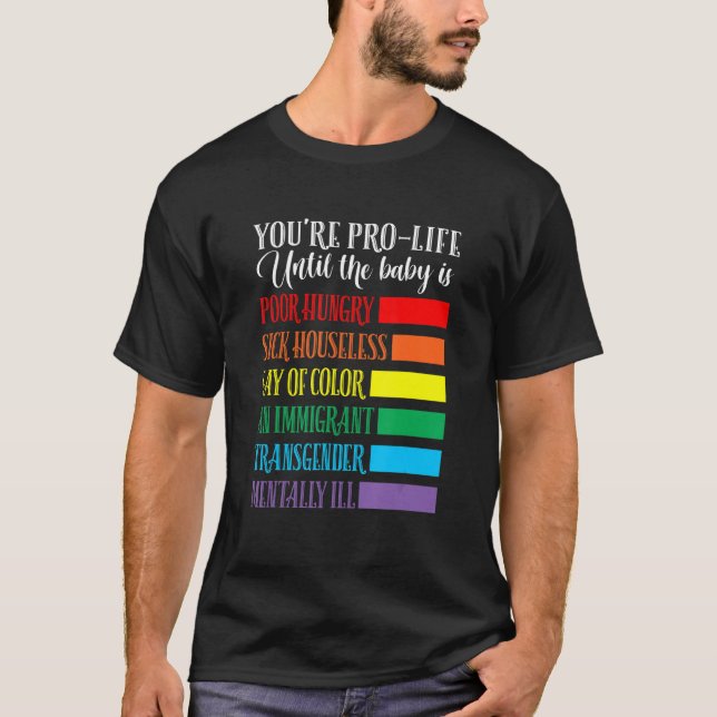 Du bist Pro Life Bekleidung T-Shirt (Vorderseite)