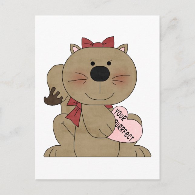 Du bist purer T - Shirt und Geschenke Postkarte (Vorderseite)