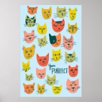 Du bist Purfect! Farbenfrohe, verrückte Katzen-Ill