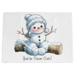 Du bist schneeniedlich große geschenktüte