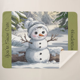 Du bist schneeniedlich sherpadecke