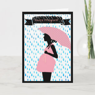"Du bist schwanger!" Karte
