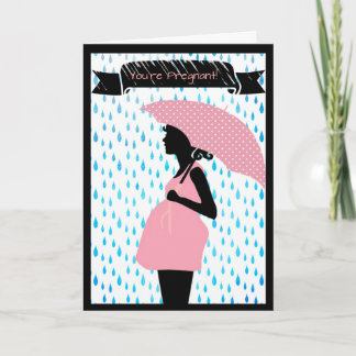 "Du bist schwanger!" Karte