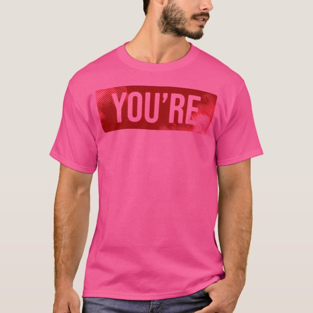 Du bist Selfie Shirt Funny (Vorderseite)