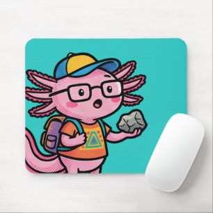 Du bist sicher Axolotl Fragen Cute Sarcastic Meme Mousepad