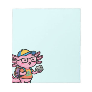 Du bist sicher Axolotl Fragen Cute Sarcastic Meme Notizblock
