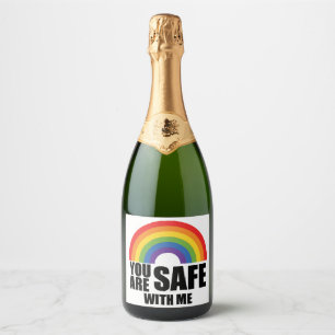 Du bist sicher bei mir LGBTQ Regenbogen Stolz 