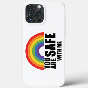 Du bist sicher bei mir LGBTQ Regenbogen Stolz  Case-Mate iPhone Hülle