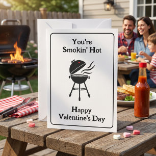 Du bist Smokin' heiß! Funny GRILLEN Valentine's Da Einladung