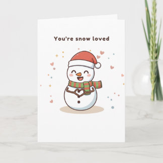 Du bist Snow Loved Cute Puchi Dōshi Karte