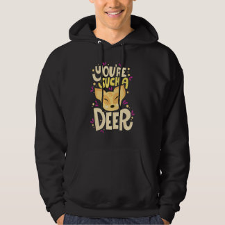 Du bist so ein Reh  Happy Valentinstag Zitate Hoodie