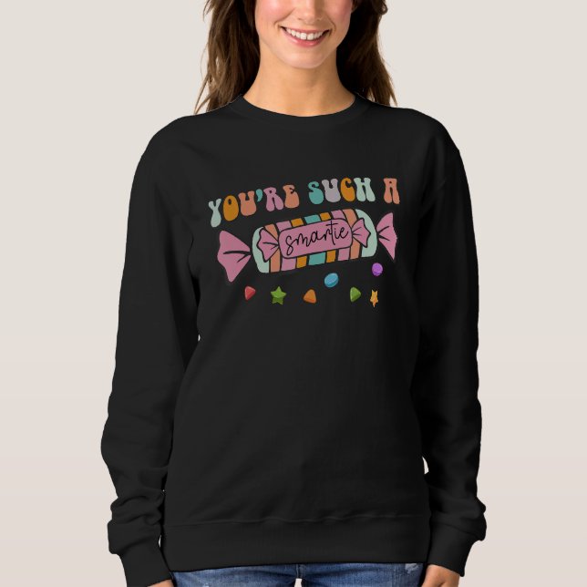 Du bist so ein Schlaubi  Valentinstag Paarmatch Sweatshirt (Vorderseite)