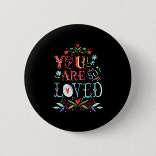 Du bist so geliebt Motivationszitat  Button