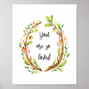 Du bist so geliebt poster